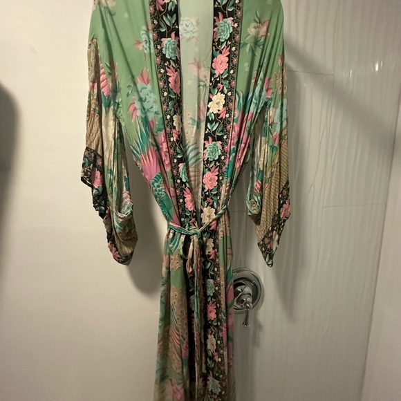 Spell Cloud Dancer Long Kimono with belt - GUC OS - Picture 10 of 12